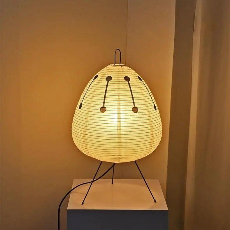 Japanese Rice Paper Lamp – Traditional Asian Design, Soft Ambient Lighting for Home Decor & Living Spaces