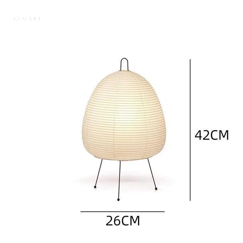 Japanese Rice Paper Lamp – Traditional Asian Design, Soft Ambient Lighting for Home Decor & Living Spaces