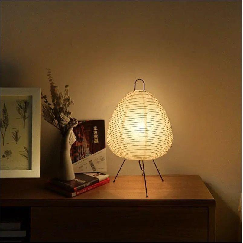 Japanese Rice Paper Lamp – Traditional Asian Design, Soft Ambient Lighting for Home Decor & Living Spaces