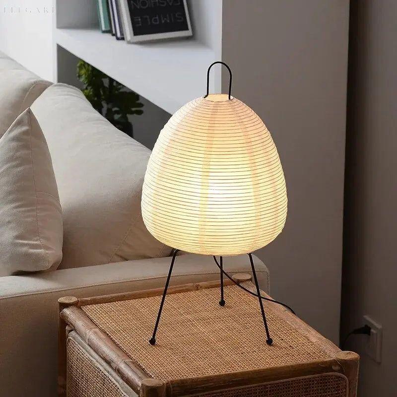 Japanese Rice Paper Lamp – Traditional Asian Design, Soft Ambient Lighting for Home Decor & Living Spaces