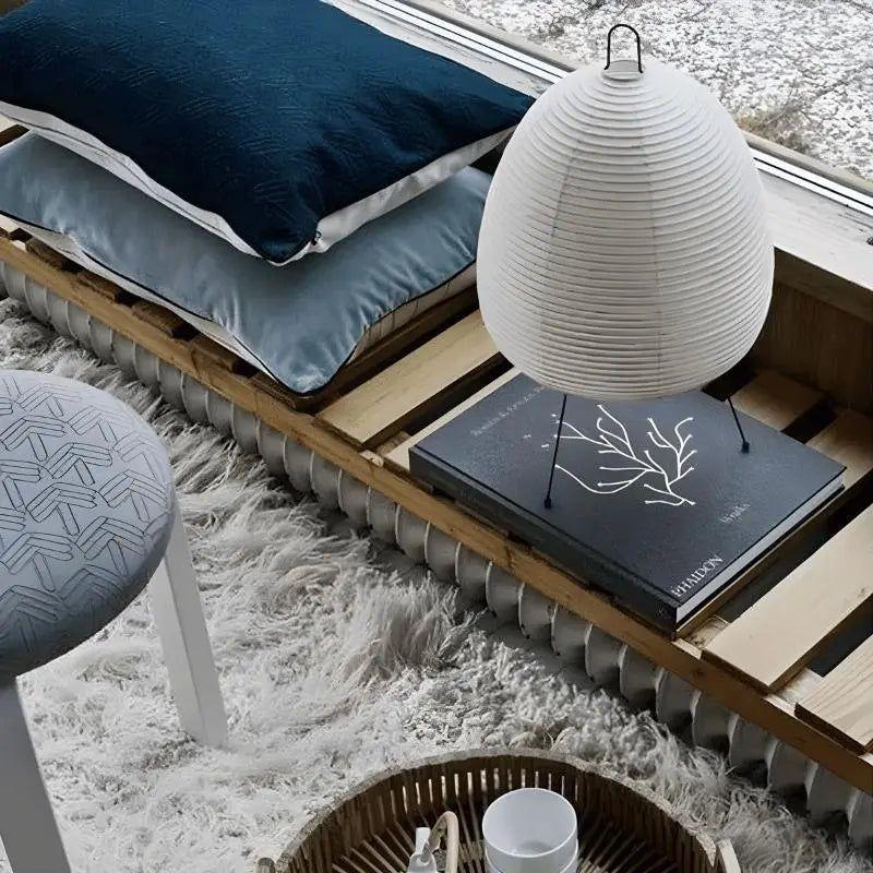 Japanese Rice Paper Lamp – Traditional Asian Design, Soft Ambient Lighting for Home Decor & Living Spaces