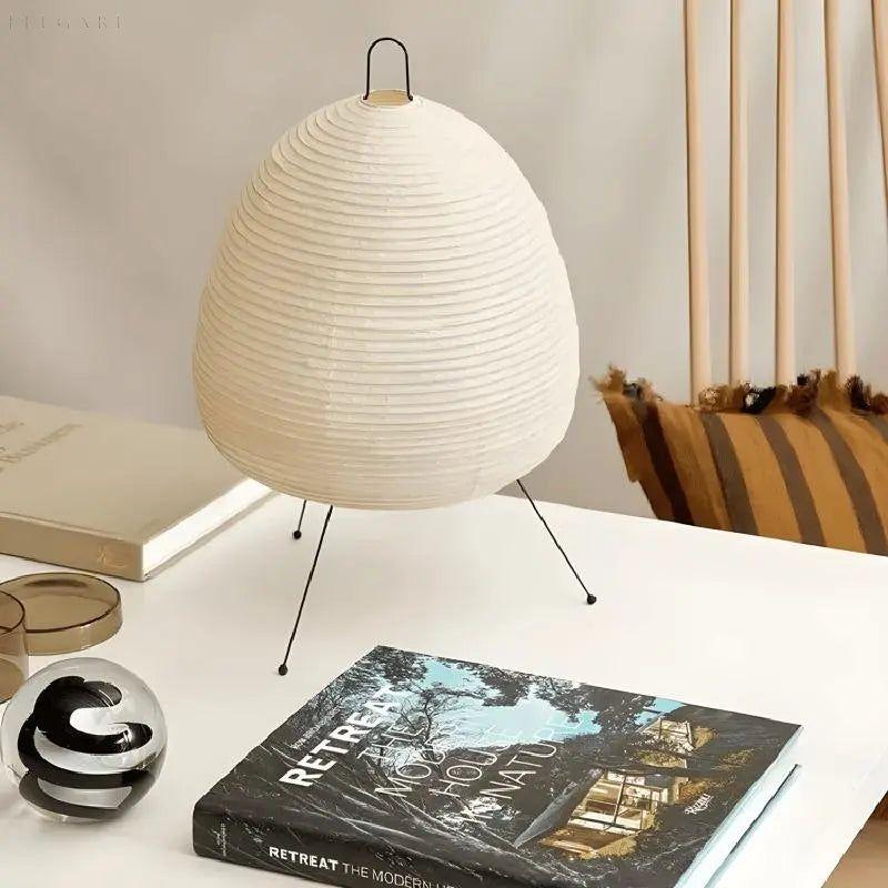 Japanese Rice Paper Lamp – Traditional Asian Design, Soft Ambient Lighting for Home Decor & Living Spaces