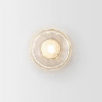 Nordic Ceto Glass Wall Light Fixture - Modern Wall Sconce for Living Room & Hallway Lighting