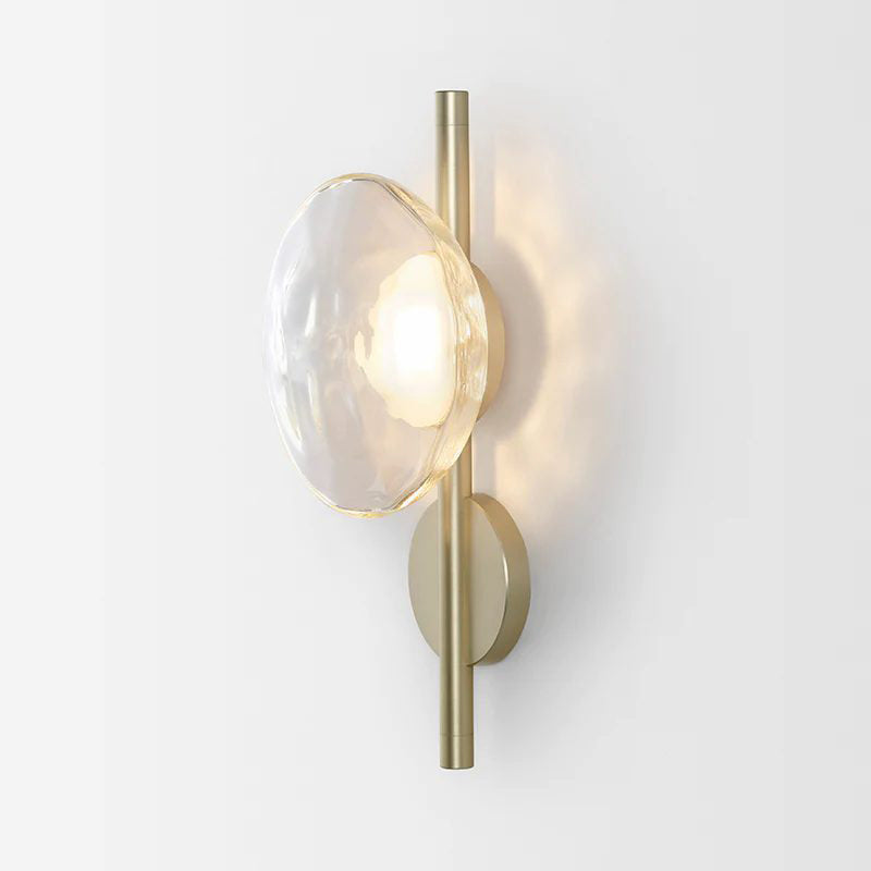Nordic Ceto Glass Wall Light Fixture - Modern Wall Sconce for Living Room & Hallway Lighting