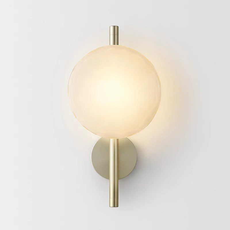 Nordic Ceto Glass Wall Light Fixture - Modern Wall Sconce for Living Room & Hallway Lighting