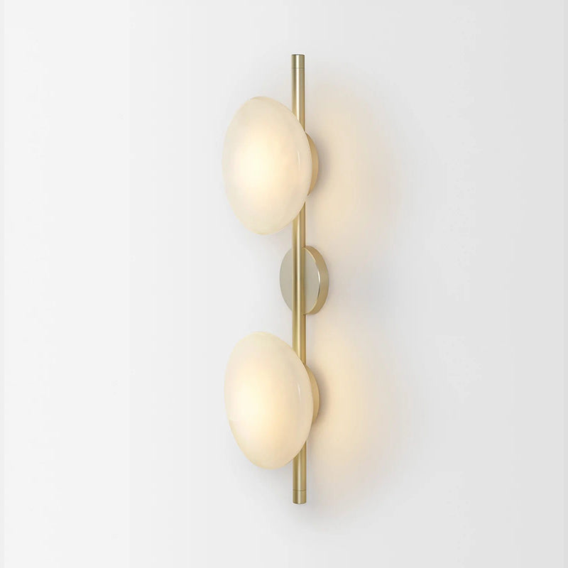 Nordic Ceto Glass Wall Light Fixture - Modern Wall Sconce for Living Room & Hallway Lighting