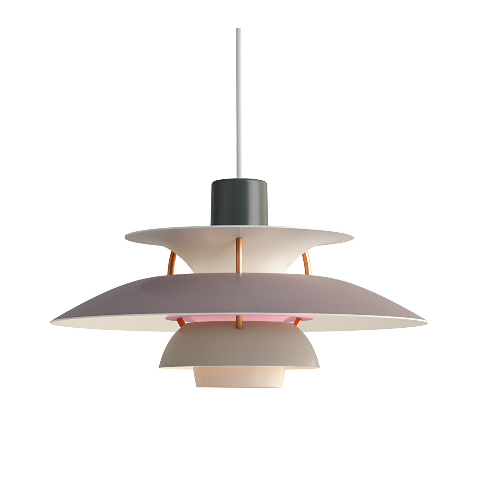 Nordic Modern Layered Shade Pendant Light Fixture for Living Room & Dining Room Decor