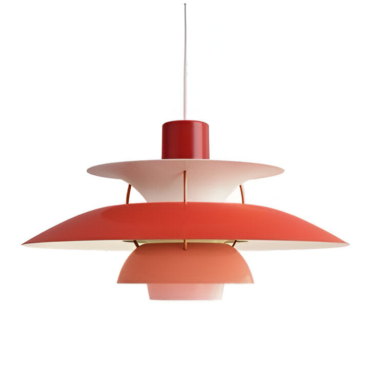 Nordic Modern Layered Shade Pendant Light Fixture for Living Room & Dining Room Decor