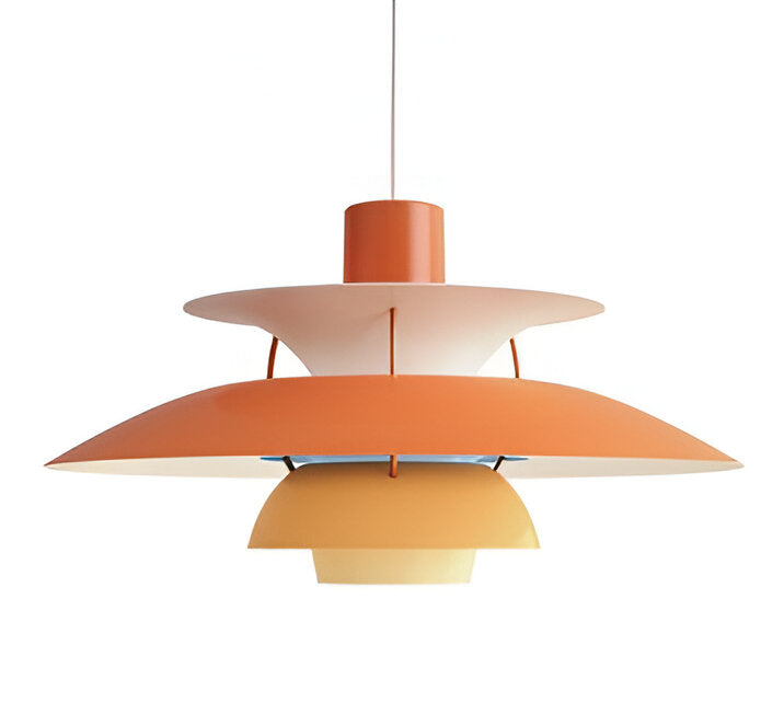Nordic Modern Layered Shade Pendant Light Fixture for Living Room & Dining Room Decor