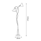 LED Floor Lamp with Calla Flower Design - Modern Lighting for Living Room & Bedroom Decor