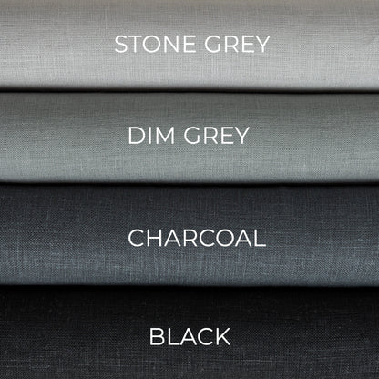 Thermal Insulated Blackout Linen Curtains | 100% Light Blocking & Heat Isolation for Winter and Summer Use