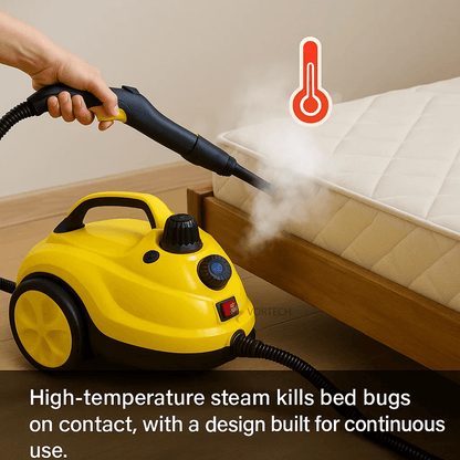 Steam Cleaner for Bed Bugs | High Temperature, Large Capacity & Effective for Home Use