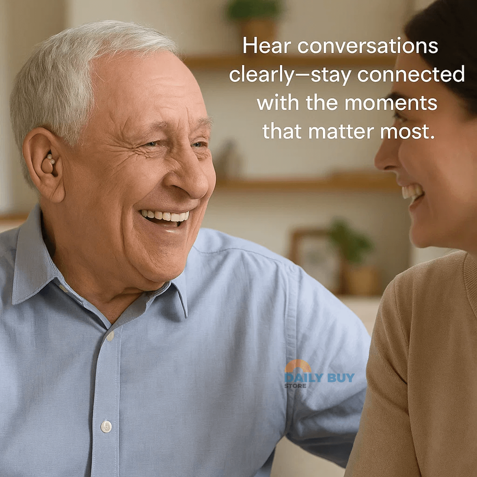 In-Ear Rechargeable Hearing Aids with Clear Sound, Long Battery Life, Comfortable Fit for Daily Use and Enhanced Hearing