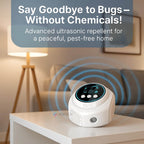 Plug-In Ultrasonic Rat Repellent | Chemical-Free, Pet-Safe & Covers Up to 3200 sq. ft. for Indoor & Outdoor Use