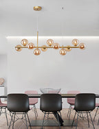 LED Pendant Light Fixture - Luxurious Modern Design for Dining Table & Kitchen Island Lighting