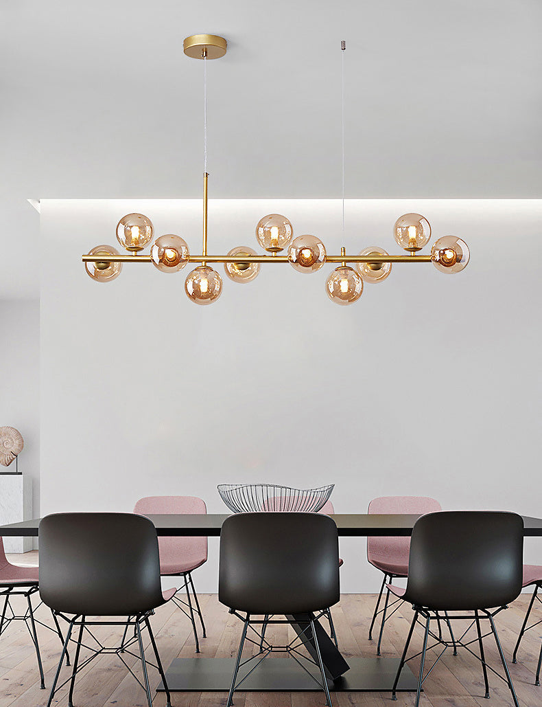 LED Pendant Light Fixture - Luxurious Modern Design for Dining Table & Kitchen Island Lighting