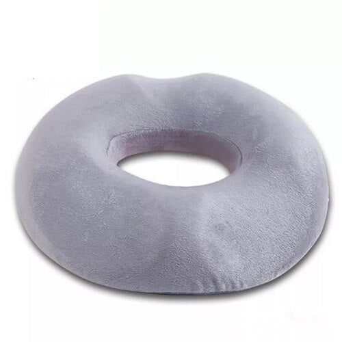Donut Pillow for Tailbone Pain Relief | Memory Foam Cushion for Hemorrhoids, Coccyx Issues & Improved Posture at Home, Office, or Car