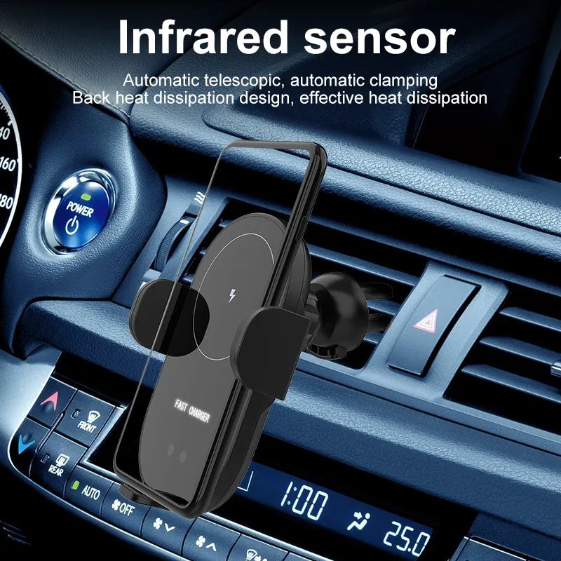 3 in 1 Wireless Car Fast Charger - Auto-Precise Alignment with intelligente sensors