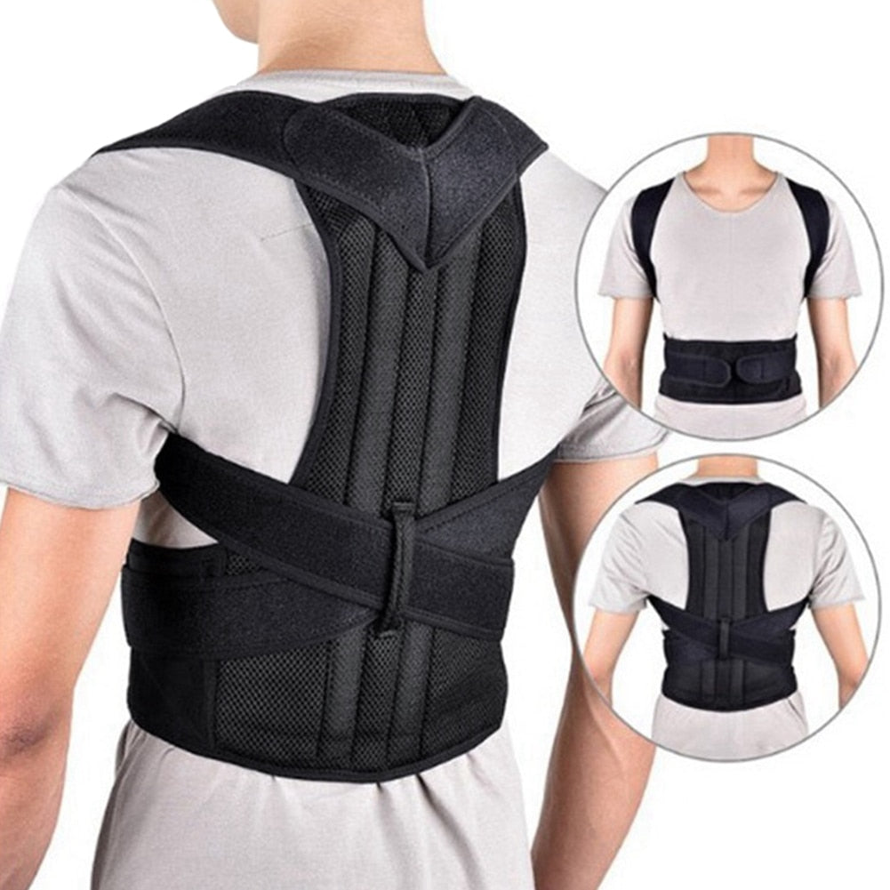 Posture Corrector Pro | Adjustable, Breathable Back Support for Pain Relief & Improved Posture at Home, Office, or Gym