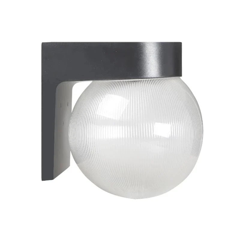 LED Globe Wall Lamp 15W - Waterproof Outdoor Wall Sconce for Garden, Balcony, Yard, Aisle & Stair Lighting