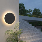 LED Waterproof Outdoor Wall Lamp - Aluminum Round Square Sconce Light for Garden & Porch - 96V/220V Luminaire