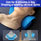 Neck and Shoulder Stretcher | 12 Massage Points for Pain Relief & Tension Relief at Home