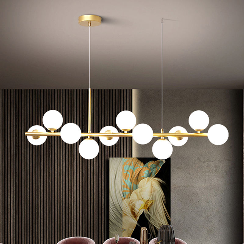 LED Pendant Light Fixture - Luxurious Modern Design for Dining Table & Kitchen Island Lighting