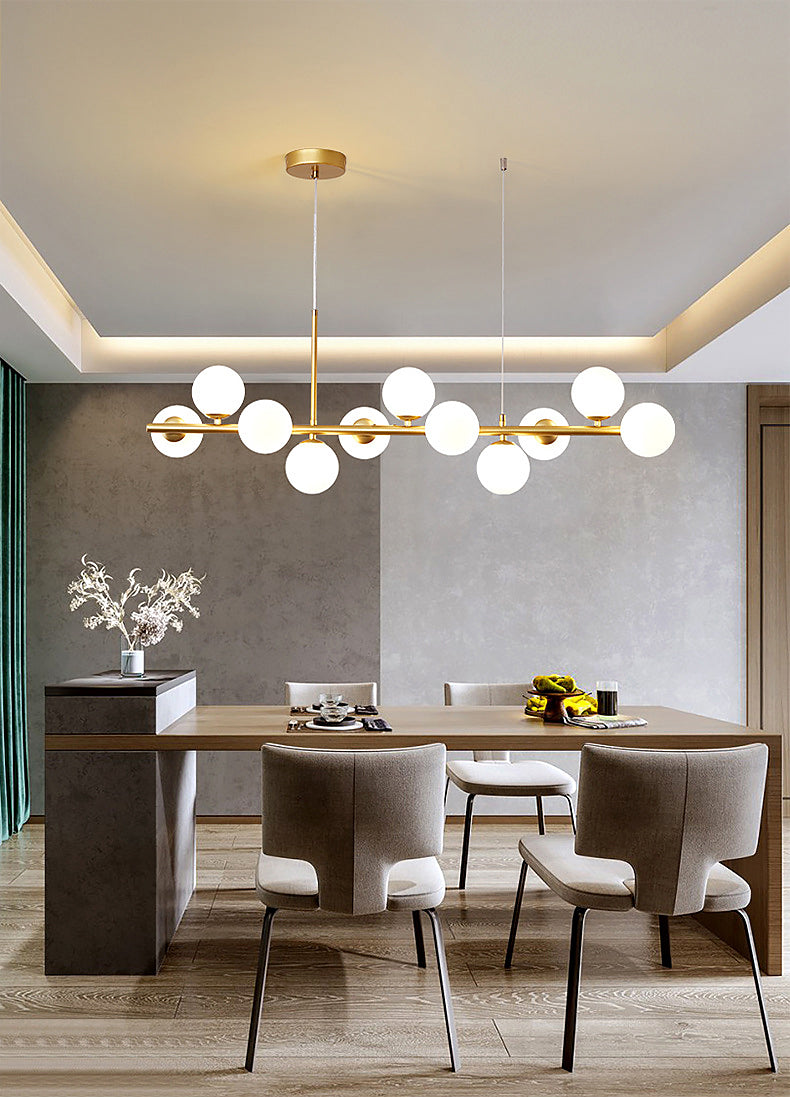LED Pendant Light Fixture - Luxurious Modern Design for Dining Table & Kitchen Island Lighting