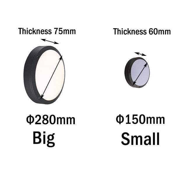 LED Outdoor Ceiling Light Fixture - Waterproof Design for Patios, Porches & Entryways