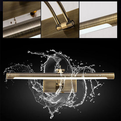 LED Bathroom Wall Light Fixture, Waterproof, 40/55/70CM, Mirror Image Sconce, Cosmetic Decor for Bedroom, AC85-265V Wall Lighting Accessory