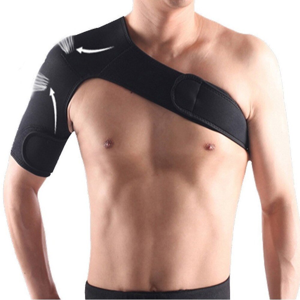 Shoulder Brace Compression | Adjustable, Lightweight & Comfortable Support for Muscle Injuries and Frozen Shoulder Recovery