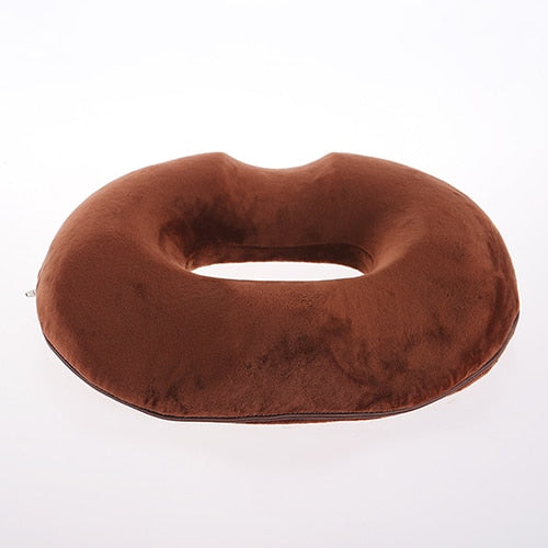 Donut Pillow for Tailbone Pain Relief | Memory Foam Cushion for Hemorrhoids, Coccyx Issues & Improved Posture at Home, Office, or Car