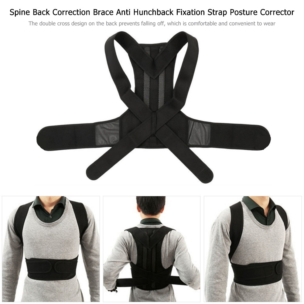 Posture Corrector Pro | Adjustable, Breathable Back Support for Pain Relief & Improved Posture at Home, Office, or Gym