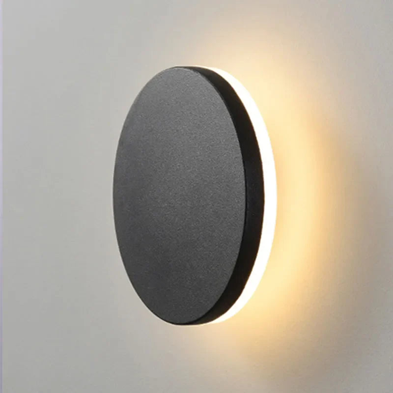 LED Waterproof Outdoor Wall Lamp - Aluminum Round Square Sconce Light for Garden & Porch - 96V/220V Luminaire