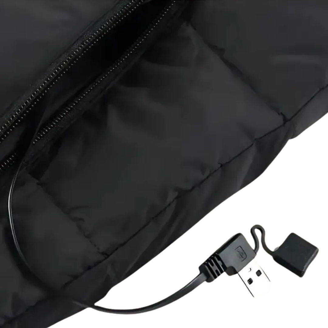 Women's Heated Gilet with Battery Pack, Lightweight, Rechargeable, Insulated Vest for Cold Weather Outdoor Activities