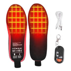 Heated Shoe Insoles | Rechargeable, Remote-Controlled & Adjustable Temperature for Cold Weather Comfort