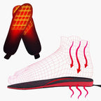 Heated Shoe Insoles | Rechargeable, Remote-Controlled & Adjustable Temperature for Cold Weather Comfort