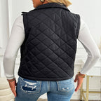 Women's Heated Gilet with Battery Pack, Lightweight, Rechargeable, Insulated Vest for Cold Weather Outdoor Activities