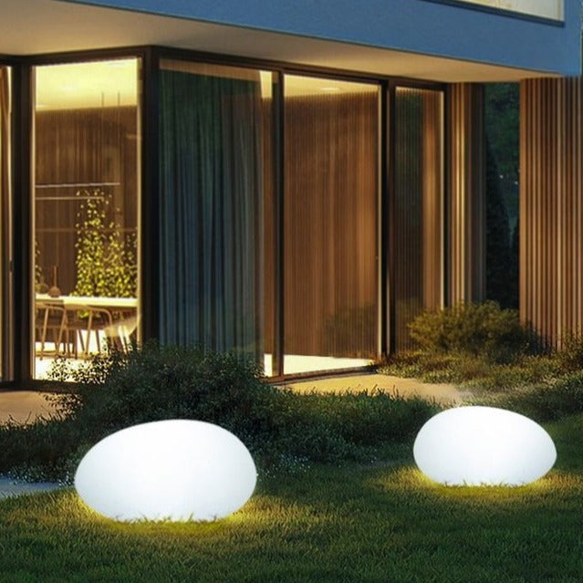 Cobblestone LED Garden Light Fixture - Waterproof Outdoor Lighting for Pathways & Landscaping