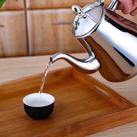 Induction Kettle with Filter | Durable Stainless Steel for Quick Tea Brewing