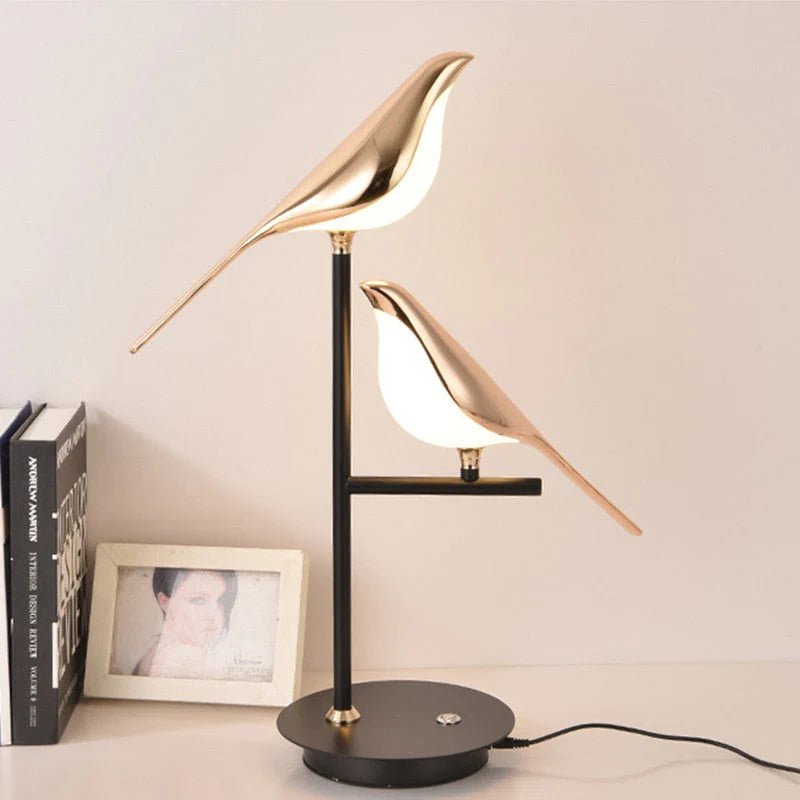 LED Table Lamp with Adjustable Brightness and Modern Design for Home Office & Bedroom Use
