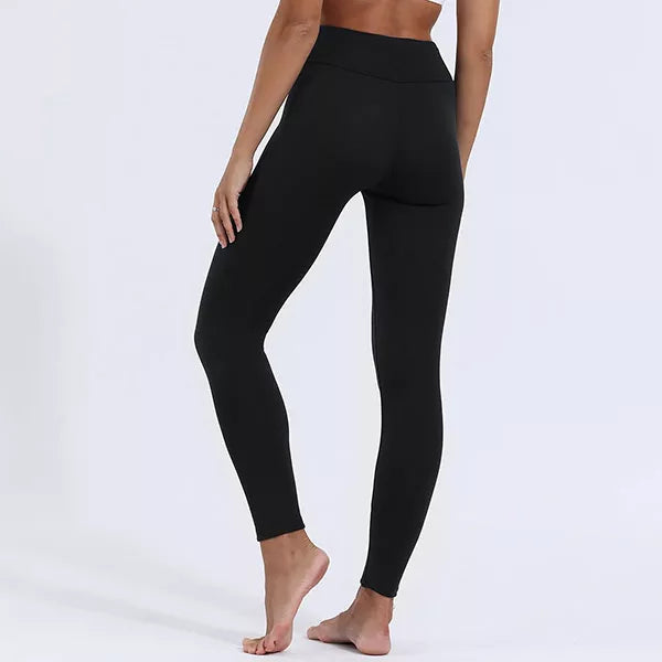 High-Waisted Fleece Leggings | Warm, Stretchy & Ideal for Outdoor Activities and Cozy Indoor Wear
