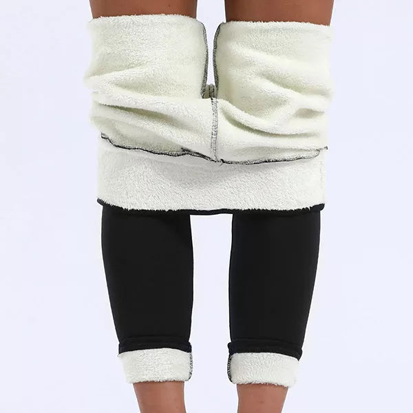 High-Waisted Fleece Leggings | Warm, Stretchy & Ideal for Outdoor Activities and Cozy Indoor Wear