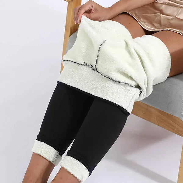 High-Waisted Fleece Leggings | Warm, Stretchy & Ideal for Outdoor Activities and Cozy Indoor Wear