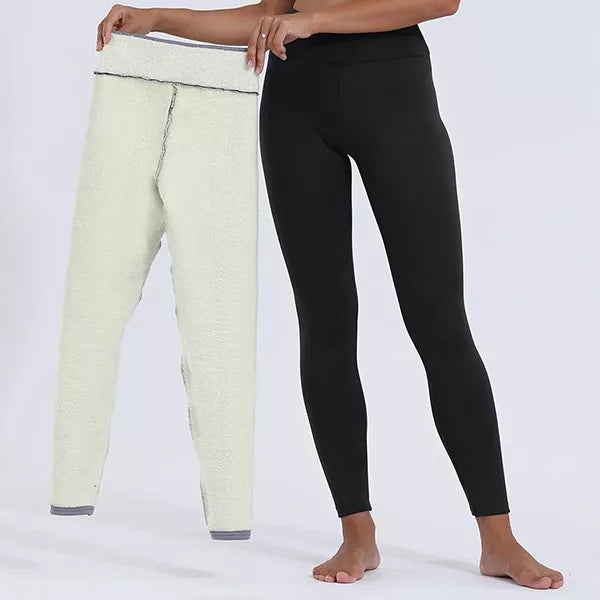 High-Waisted Fleece Leggings | Warm, Stretchy & Ideal for Outdoor Activities and Cozy Indoor Wear