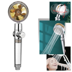 High-Pressure Shower Head with Turbo Propeller – Powerful Spray with Built-in Water Filter | Water-Saving Design