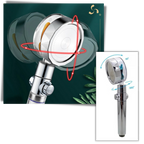 High-Pressure Shower Head with Turbo Propeller – Powerful Spray with Built-in Water Filter | Water-Saving Design