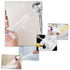 High-Pressure Shower Head with Turbo Propeller – Powerful Spray with Built-in Water Filter | Water-Saving Design