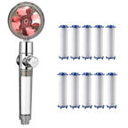 High-Pressure Shower Head with Turbo Propeller – Powerful Spray with Built-in Water Filter | Water-Saving Design