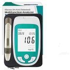 Home Cholesterol Monitor | Fast & Reliable Blood Testing for Cholesterol, Uric Acid & Glucose Levels at Home or On-the-Go